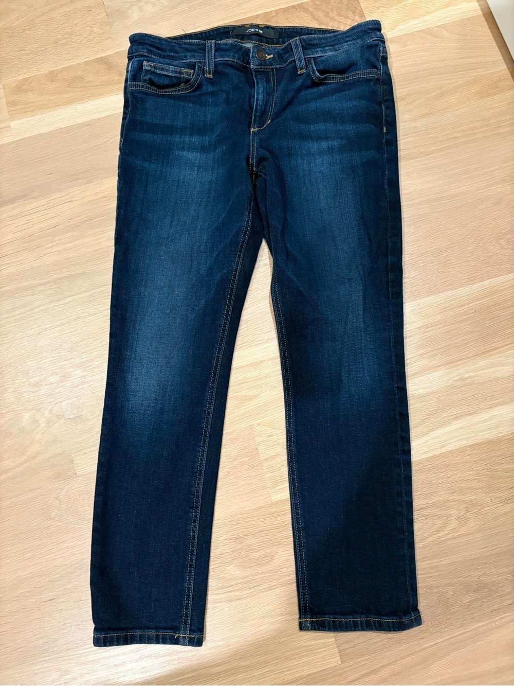 Joe's Jeans Women's Dark Wash Cropped Stretch Jeans Size 30 Inseam 24.5"